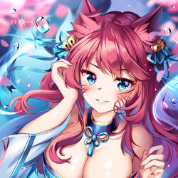This is a pixiv picture whose title is Spirit Blossom Ahri.