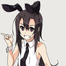 This is a pixiv picture whose title is うさぎ……さ….