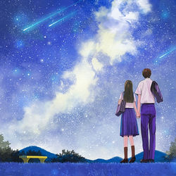 This is a pixiv picture whose title is 余命七日の死神.