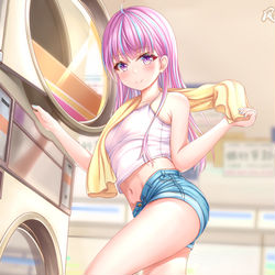 This is a pixiv picture whose title is 洗衣机夸.