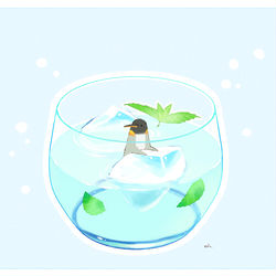 This is a pixiv picture whose title is ミントウォーター.