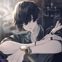 This is a pixiv picture whose title is 腕時計.