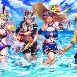 This is a pixiv picture whose title is 『荒野行動S13荒野フェス』.