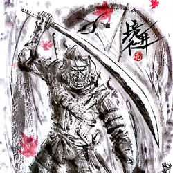 This is a pixiv picture whose title is 【極道畫師】境井仁.