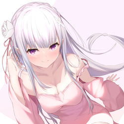 This is a pixiv picture whose title is reゼロ　エミリア.