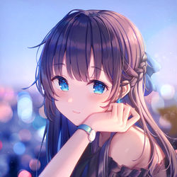 This is a pixiv picture whose title is 6:00PM.
