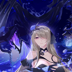 This is a pixiv picture whose title is 失落迷迭.
