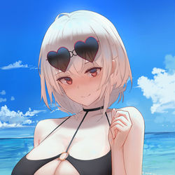 This is a pixiv picture whose title is シリアス(アズールレーン).