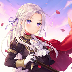This is a pixiv picture whose title is エーデルガルト.