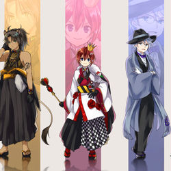 This is a pixiv picture whose title is 和装寮服とおまけ.