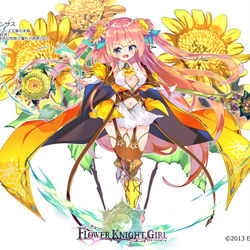 This is a pixiv picture whose title is 【花騎士】ヘリアンサス【★６】.