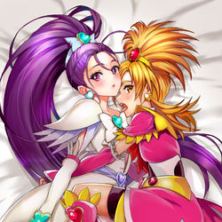 This is a pixiv picture whose title is キュアブルーム＆キュアイーグレット.