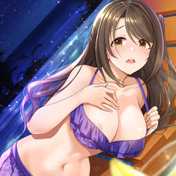 This is a pixiv picture whose title is 【168】「二人きりですね…」.