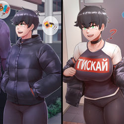 This is a pixiv picture whose title is Secret Tomboy.