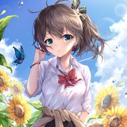 This is a pixiv picture whose title is まつりちゃん.
