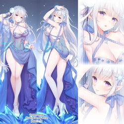 This is a pixiv picture whose title is エミリアたん抱き枕.