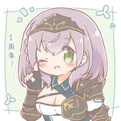 This is a pixiv picture whose title is 団長さん1周年！.