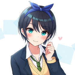 This is a pixiv picture whose title is 落書きるかちゃん.