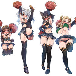 This is a pixiv picture whose title is 十賢者女子チアリーディング部(╹◡╹)完全版.