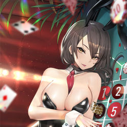 This is a pixiv picture whose title is バニーガール.