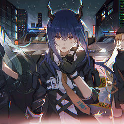 This is a pixiv picture whose title is 龍門.
