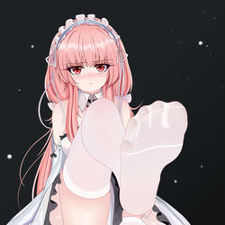 This is a pixiv picture whose title is 指挥官，不许做奇怪的事情哦....