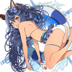 This is a pixiv picture whose title is 水着フェリ.