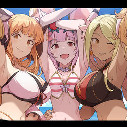 This is a pixiv picture whose title is 第2次水着神将観測隊レポート.