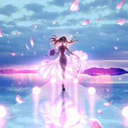 This is a pixiv picture whose title is あなたに続く道.