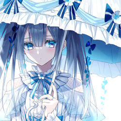 This is a pixiv picture whose title is 💠お花のフリル傘💠.