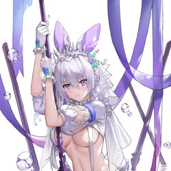 This is a pixiv picture whose title is 逆バニー.