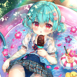 This is a pixiv picture whose title is 冷やし制服始めました.