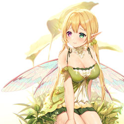 This is a pixiv picture whose title is 妖精.