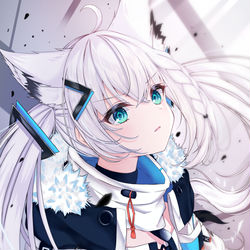 This is a pixiv picture whose title is 新衣装フブキちゃん！！.