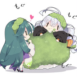 This is a pixiv picture whose title is ずんだ餅あかり＆ずん子。.