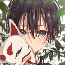 This is a pixiv picture whose title is 秘密.