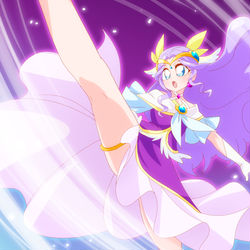 This is a pixiv picture whose title is 祈りの風と奇跡の少女.
