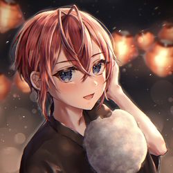 This is a pixiv picture whose title is リドルくんと夏祭り🏮🎆.