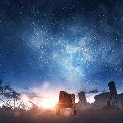 This is a pixiv picture whose title is 終末のメロディ。.