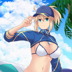 This is a pixiv picture whose title is 夏のヒロインXX.