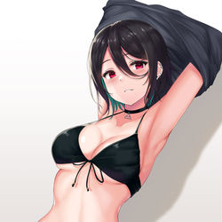 This is a pixiv picture whose title is 水着お姉さん.