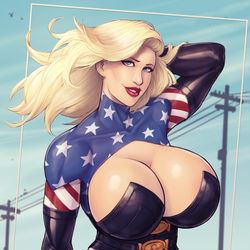 This is a pixiv picture whose title is Patriotika.