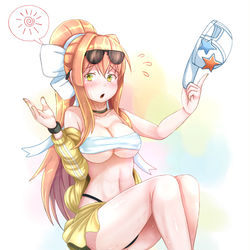 This is a pixiv picture whose title is Cozy Monika (Crossover).