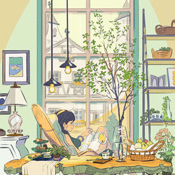 This is a pixiv picture whose title is 📚Reading Time..