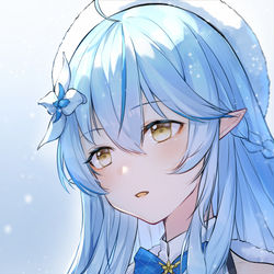 This is a pixiv picture whose title is 雪花ラミィ.