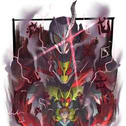 This is a pixiv picture whose title is Hiden Aruto.