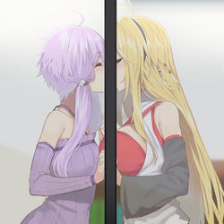 This is a pixiv picture whose title is 子供A「あれ何やってるんだろう？」.