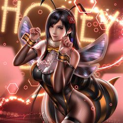 This is a pixiv picture whose title is Honey Bee Tifa.