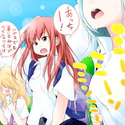 This is a pixiv picture whose title is 真夏の登校日。.