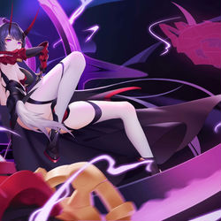 This is a pixiv picture whose title is 罪人挽歌.